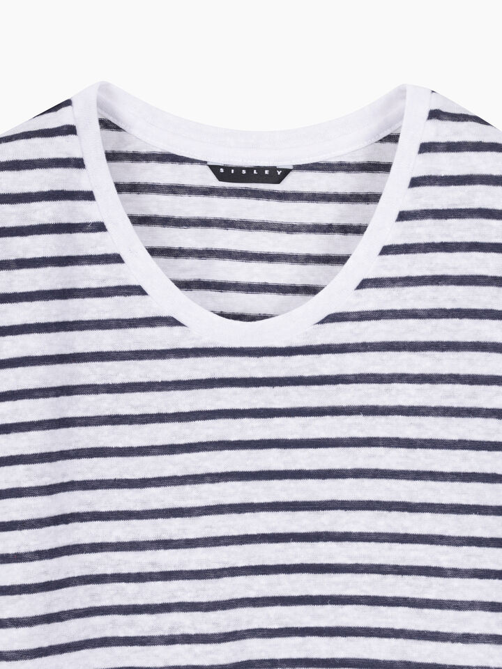 T-SHIRT - sisley k short sleeve t-shirt - Dark Blue | Sisley K image number 4
